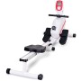 SportPlus Vogatore per Casa, Sistema Frenante Magnetico Silenzioso Esente da Manutenzione, Massa Volano di ca 8 kg, Computer di 