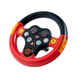 BIG- Multi-Sound Volante Toy Parts, Colore Rosso/Nero, 800056459