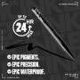 NYX Professional Makeup Eyeliner Epic Ink Liner, Applicatore a Pennellino, Formula Pigmentata, Waterproof, Nero, Confezione da 1