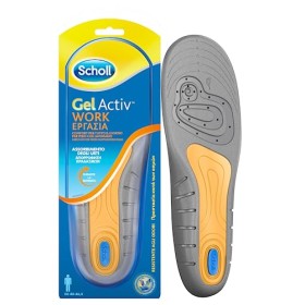 Scholl Gel Activ Work Solette da Lavoro per Uomo, 40-46.5, Colori Assortiti