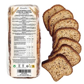 PANE BAULETTO ai CEREALI PROTEICO LINE@, alto contenuto di proteine, low carb, ipocalorico, senza zuccheri, per la FASE 1 della 