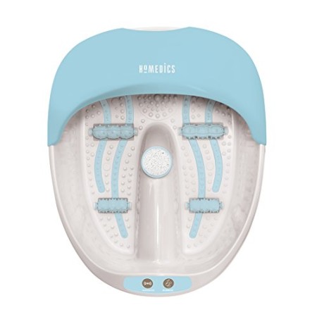 Homedics FS-150-EU Idromassaggiatore Plantare e Massaggio con o senza Acqua, Mantiene l'Acqua Calda, Magnetoterapia, 4 magneti p