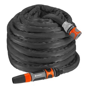 Gardena G1843820 Tubo per Irrigazione in Tessuto Liano da 30 Metri con Lancia a Doccia