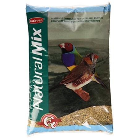 Padovan Naturalmix Alimento per Uccelli Esotici Confezione da 5 Kg
