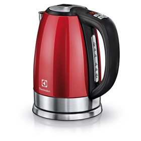 Electrolux EEWA7700R Bollitore Plus, 2400 W, 1.7 l, Acciaio Inossidabile, Inox, Rosso