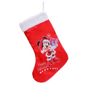 Ciao- Calza Natale Disney Minnie, Rosso, S, 90912