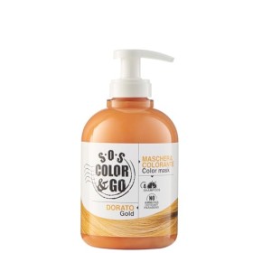 S.O.S COLOR & GO Maschera Colorante Riflesssante e ravvivante Dorato 300 ml
