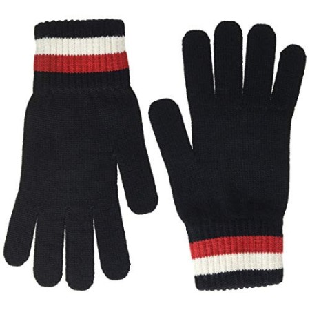 Tommy Hilfiger Icon Merino Guanti, Blu (Tommy Navy), Unica (Taglia Produttore: OS) Uomo