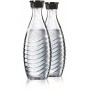 Sodastream 1047200490, Caraffe in vetro per gasatore d'acqua, compatibile con Crystal & Penguin, 0.615 L x 2 pezzi