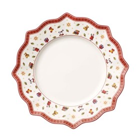 Villeroy & Boch Toy's Delight Piatto Piano, 29 cm, Bianco/Multicolore
