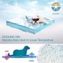 Bedsure Tappetino Refrigerante per Cani e Gatti Grande 90 x 60 cm - Cuscino Refrigerante per Animali con Rinfrescante Modello Oc
