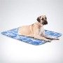 Bedsure Tappetino Refrigerante per Cani e Gatti Grande 90 x 60 cm - Cuscino Refrigerante per Animali con Rinfrescante Modello Oc