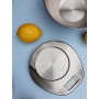 EXZACT Bilance da Cucina/Bilancia Elettronica ad Alta Precisione con Ampio Display in Acciaio Inossidabile con Ciotola per Mesco