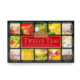 Ahmad Tea Twelves Teas (Pack of 1, Total 60 Enveloped Tea Bags) [Grocery]
