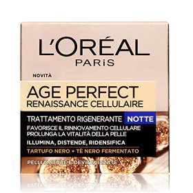 L'Oréal Paris Crema Viso Notte Age Perfect Reinassance Cellulaire, Trattamento Ricostituente Notte, Pelli Mature, 50 ml, Confez