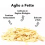 CiboCrudo Aglio a Fette Essiccato Delicatamente al Sole Crudo Bio - 100g - qualità premium,ricco di sali minerali, energizzante