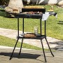 Cecotec Barbecue elettrica PerfectCountry BBQ con Potenza di 2000 W e Rivestimento RockStone (con Gambe)