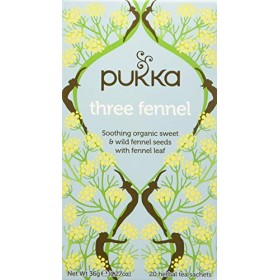Pukka Tè Three Fennel Tisana, 20 Filtri, 36g