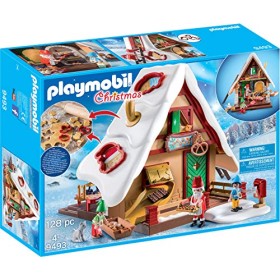 Playmobil Christmas 9493 - Forno di Babbo Natale con Stampi per Biscotti, dai 4 Anni