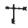 AmazonBasics - Supporto per monitor singolo, in acciaio, con staffa a braccio con altezza regolabile, rotazione di 360 gradi, in