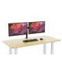 AmazonBasics - Supporto per monitor singolo, in acciaio, con staffa a braccio con altezza regolabile, rotazione di 360 gradi, in
