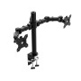 AmazonBasics - Supporto per monitor singolo, in acciaio, con staffa a braccio con altezza regolabile, rotazione di 360 gradi, in