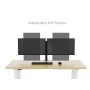 AmazonBasics - Supporto per monitor singolo, in acciaio, con staffa a braccio con altezza regolabile, rotazione di 360 gradi, in
