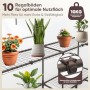 Sekey Serra da Giardino con 10 Ripiani Misura 143 x 143 x H 195 cm Giardino Orto Pomodori