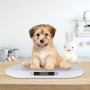 little Choice Bilancia Digitale per Bimbi, per Neonati Fino a 20 kg, Anche per Piccoli Animali Batterie Incluse, Bianco