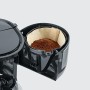 Severin KA 4808 Macchina per il Caffè, Fino a 4 Tazze, Permanente Lavabile, Filtro Oscillante, Piastra Riscaldante, 750 W, Acci