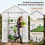 Sekey Serra da Giardino con 10 Ripiani Misura 143 x 143 x H 195 cm Giardino Orto Pomodori