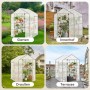 Sekey Serra da Giardino con 10 Ripiani Misura 143 x 143 x H 195 cm Giardino Orto Pomodori
