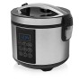 Tristar RK-6132 Multicooker e Cuociriso, 500 W, 1.5 Litri, Acciaio Inossidabile, Argento