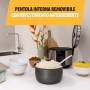 Tristar RK-6132 Multicooker e Cuociriso, 500 W, 1.5 Litri, Acciaio Inossidabile, Argento