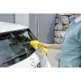 Kärcher WV 1 Plus - Aspiragocce a Batteria, Capacità Serbatoio 100 ml, Resa per Carica 18 Finestre, Ampiezza di Lavoro 250 cm,
