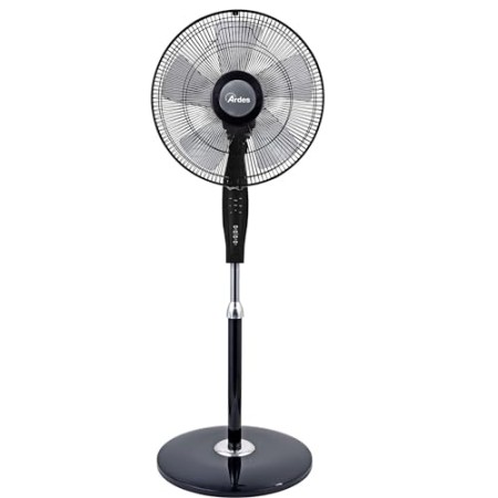 Ardes 5S40PBR Ventilatore a Piantana Base Tonda Style 40Pbr, 3 Livelli di velocità con Telecomando e Timer, Altezza 125 cm, 55 