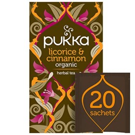 Pukka Liquirizia e Cannella, 20 Filtri, 40g