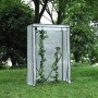 Sekey Serra da Giardino per Piante & Pomodori in Acciaio Zincato 100x50xh150 cm