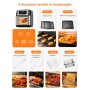Innsky Friggitrice ad aria 10L, Forno ad aria calda 10 in 1 con Touch Screen a LED digitale, Friggere Senza Olio da 1500W, Grigl