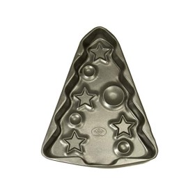Vespa Stampo per Torte a Forma di Albero di Natale Antiaderente, Alluminio, Nero, Unica