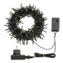 XMASKING Catena 12,5 m, 300 LED Bianco Caldo, con Giochi di Luce, Cavo Verde, luci per L'Albero di Natale, luci Natalizie