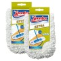 Spontex Extra Flat 2 Ricambi in Microfibre per Sistema Lavapavimenti Spontex Extra Flat