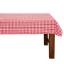 FILU tovaglia Rosso/Bianco a Scacchi, 140 x 220 cm (Colore e Dimensioni selezionabili), 100% Cotone