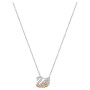Swarovski Pendente Iconic Swan, Multicolore, Placcatura Rodio
