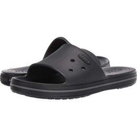 Crocs Crocband III Slide, Zoccoli Unisex-Adulto, Nero (Noire/Graphite 02S), 37/38 EU