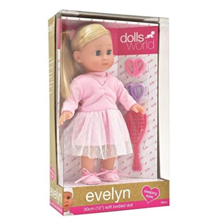 Dolls World- Bambola, Colore Rosa, 8844