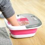 Solac Idromassaggiatore per piedi, pieghevole, 6 litri, massaggio con bolle, vibrazioni e infrarossi, riscaldamento dell'acqua, 