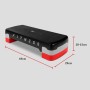 FITFIU Fitness PS-150 - Stepper aerobica fitness regolabile, Step fitness e cardio allenamento a casa 70x30x11cm