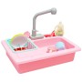 deAO Lavello da Cucina Elettronico Lavandino Giocattolo per Lavare i Piatti Accessorii da Cucina per Bambini Set Giochi di Imita
