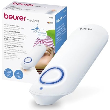 Beurer Br 60 Dopopuntura Dispositivo Contro Punture e Morsi d'Insetto senza Additivi Chimici, Può Aiutare ad Alleviare Rapidame